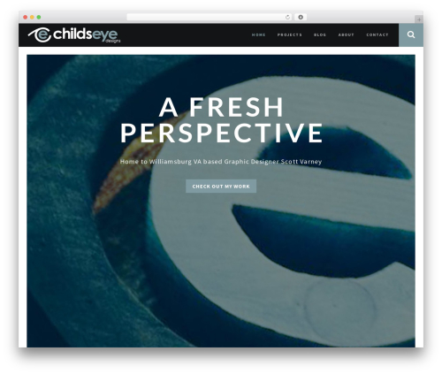 RED:FOLIO WordPress theme - childseyedesigns.com
