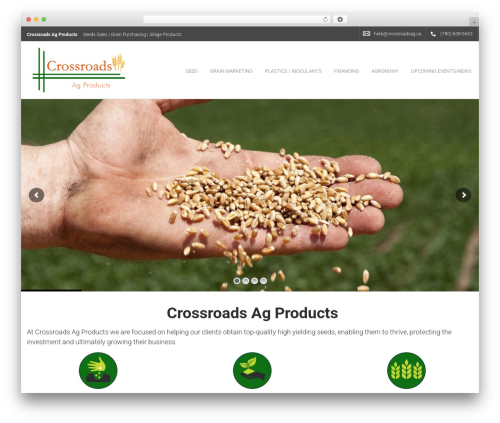 Sevenfold WordPress theme - crossroadsag.ca