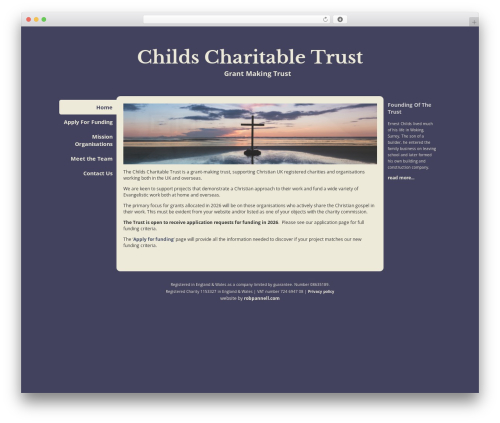 Theme WordPress cct - childscharitabletrust.org