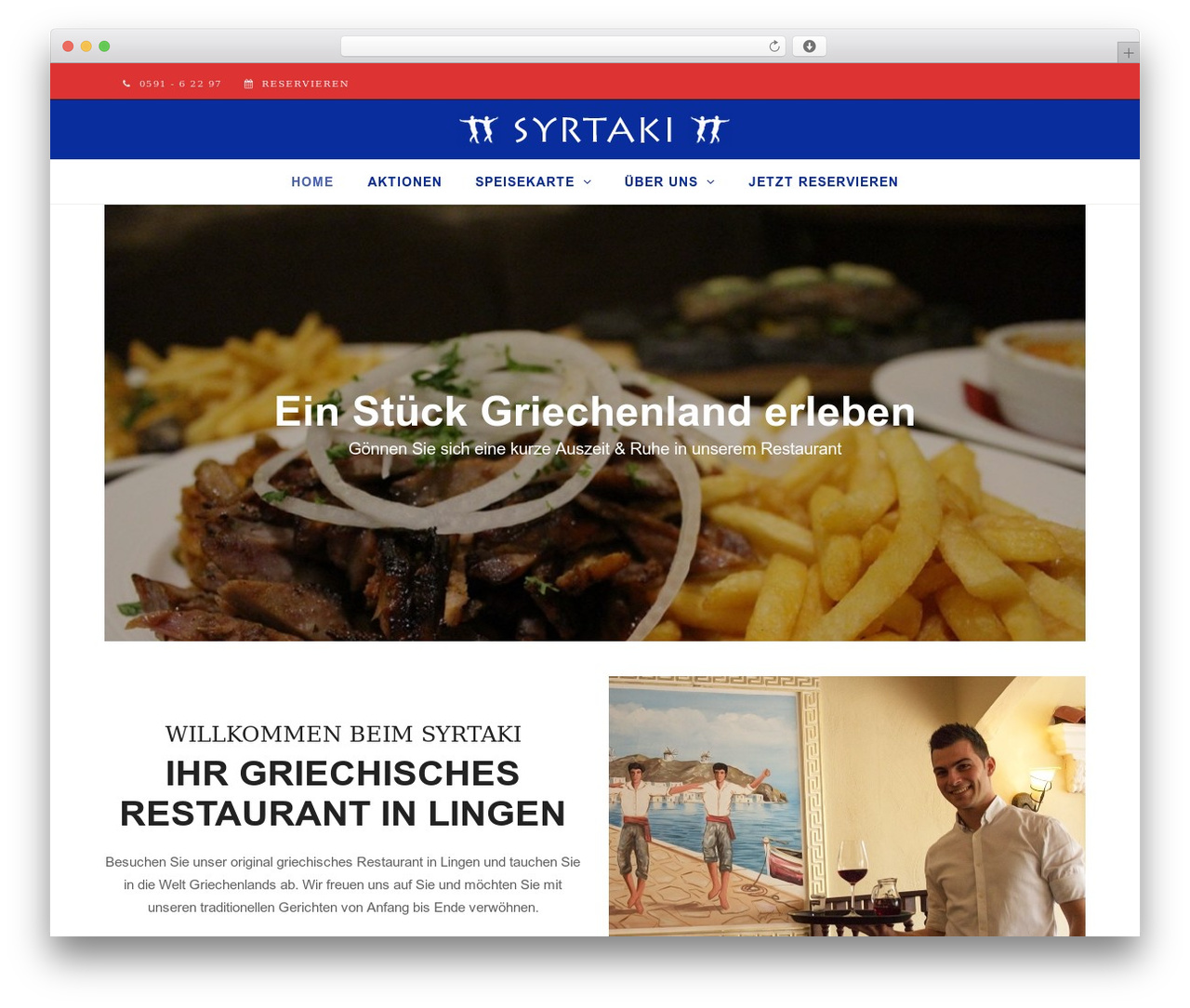 Total WordPress theme - syrtaki-lingen.de