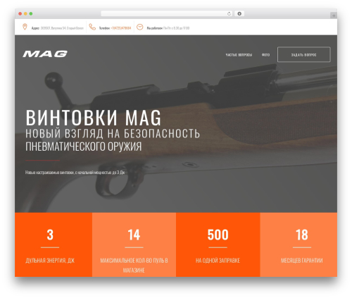WordPress theme freebook - maggun.ru