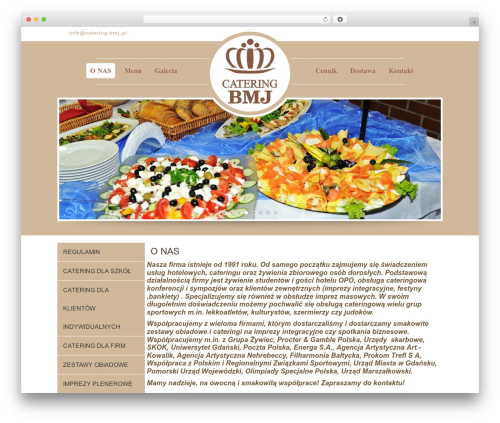 WordPress theme BMJ - catering-bmj.pl