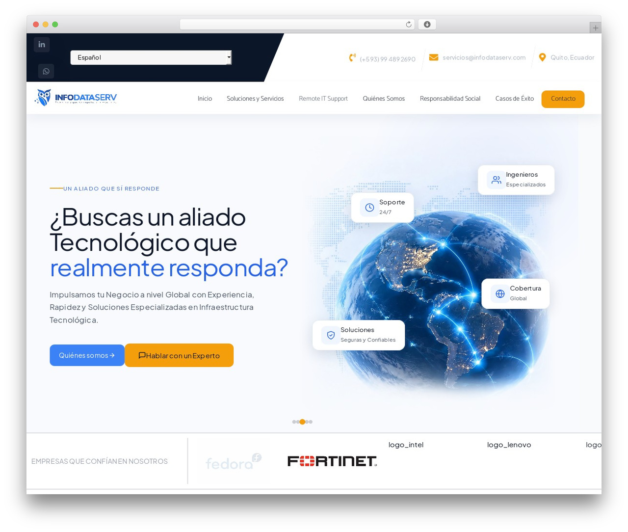 WordPress theme SoftMe - infodataserv.com