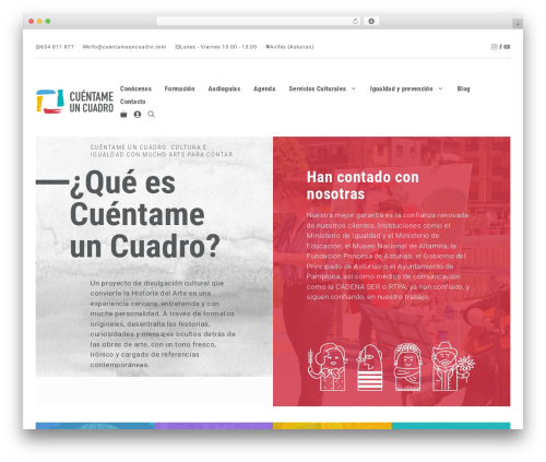 WordPress theme GeneratePress - cuentameuncuadro.com