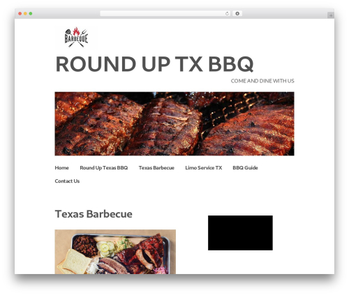 XSimply theme WordPress free - rounduptxbbq.com
