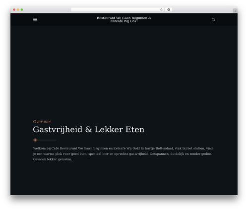 Benoit premium WordPress theme - wegaanbeginnen.nl