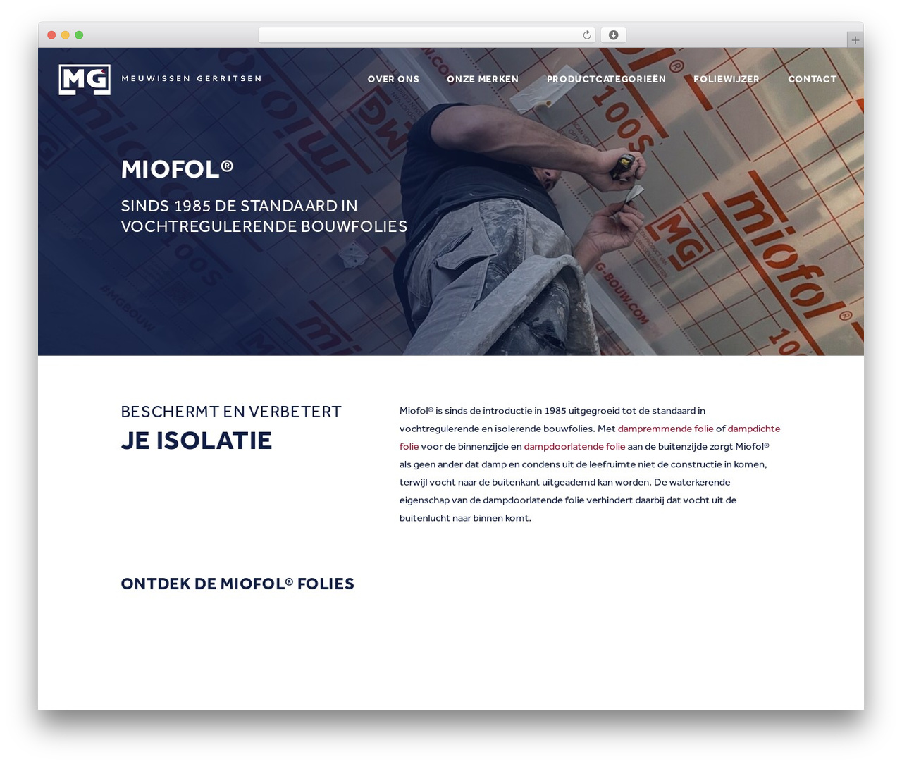 BohnennWebdesign theme WordPress - miofol.nl