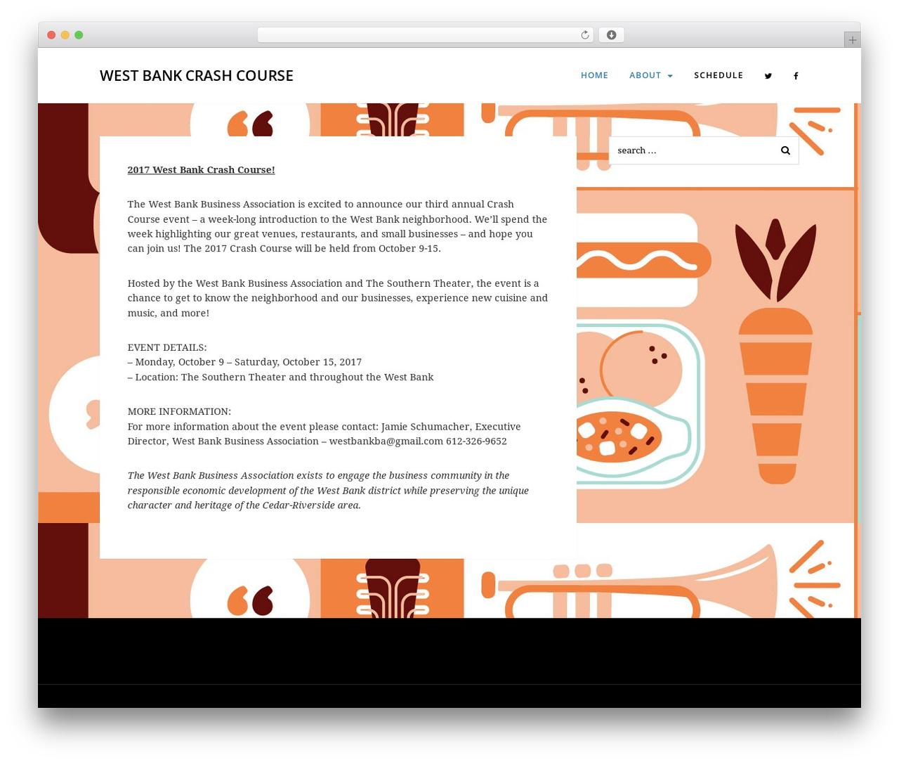 Chic theme WordPress - crashcourse.thewestbank.org
