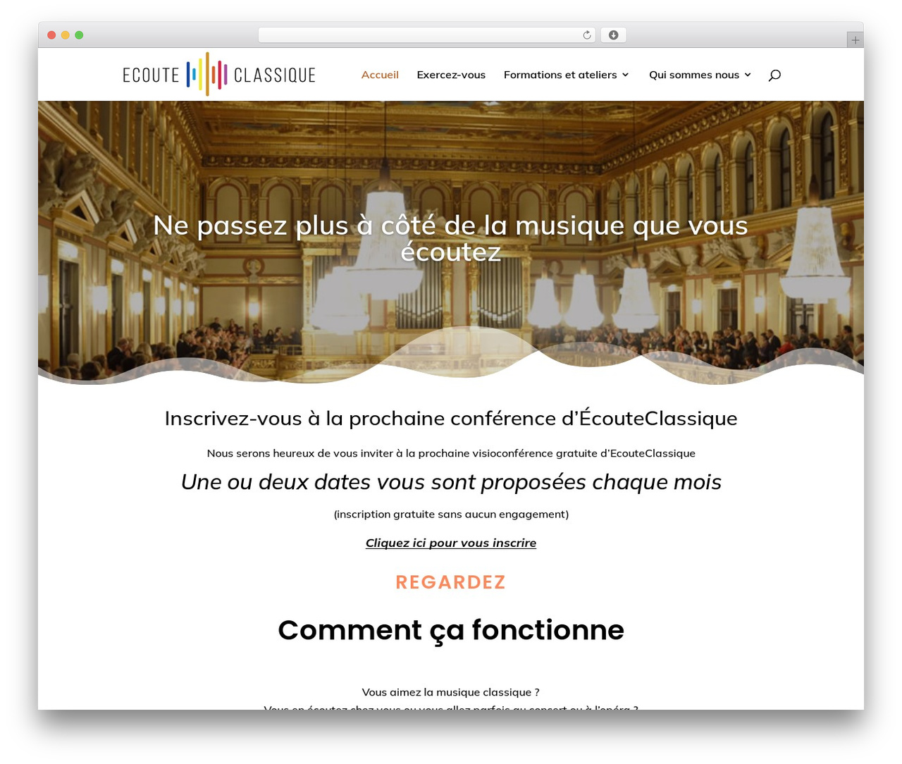 Divi theme WordPress - ecouteclassique.com