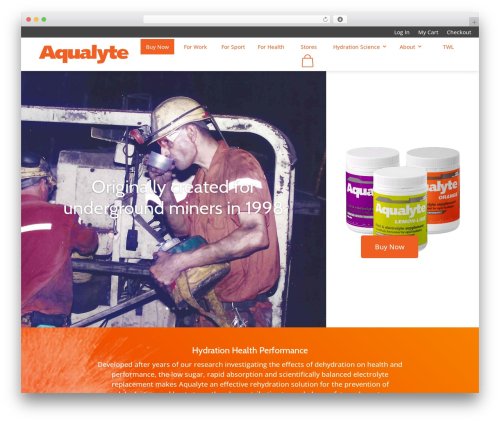 Divi top WordPress theme - aqualyte.com.au