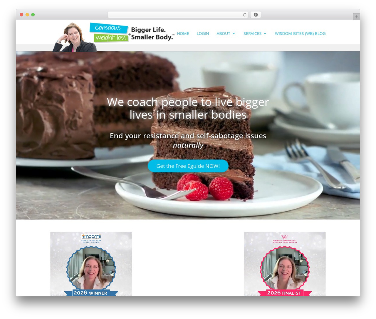 Divi WordPress theme - consciousweightloss.com