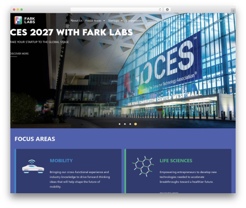 FARKLABS WordPress theme - farklabs.com