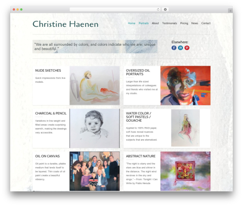 Jupither - Responsive Wordpress Gallery and Blog Theme WordPress gallery theme - christinehaenen.com
