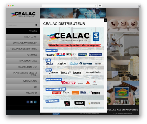 Kappe WordPress theme - cealac.com