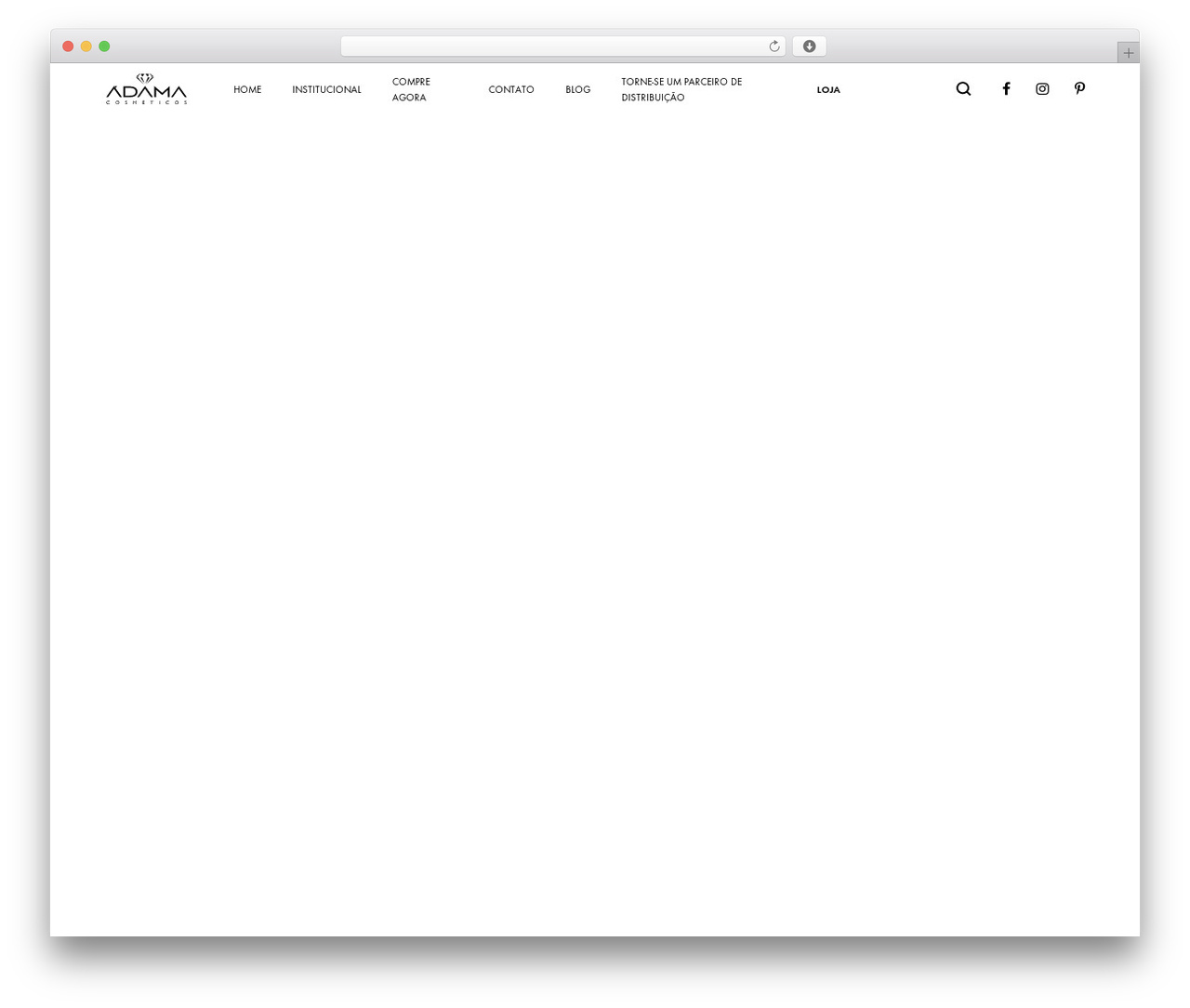 Konte WordPress theme - adamacosmeticos.com.br