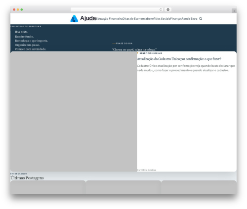 MVP Theme WordPress theme - ajudafinanceiro.com
