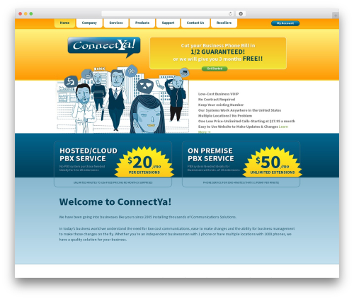 Theme WordPress Conectate Ya - cya.enfusewebdesign.com