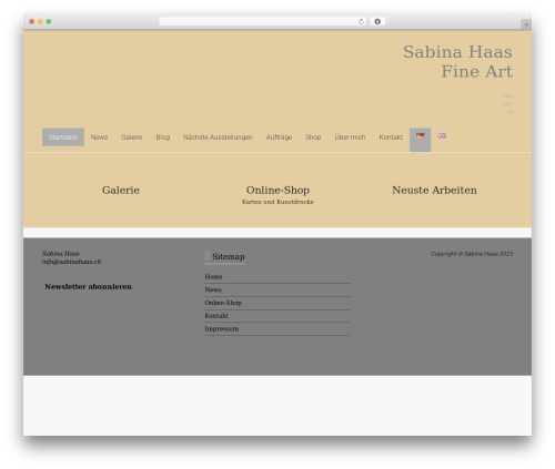 Wp blog and widgets pro WordPress plugin - sabinahaas.ch