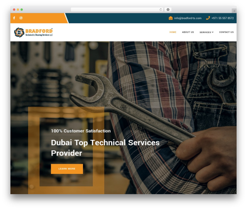 WordPress theme Dustra - bradford-ts.com
