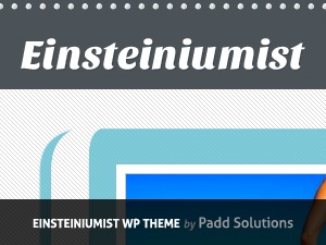 WordPress theme Einsteiniumist by Padd Solutions