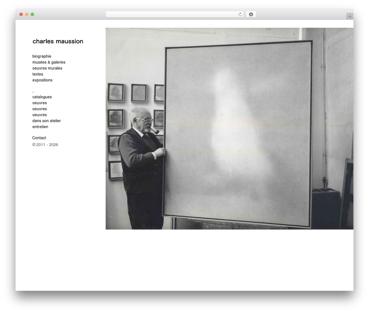 WordPress theme Expositio Theme - charlesmaussion.com