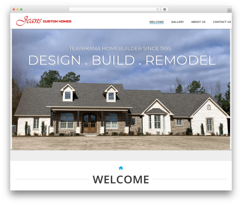 WordPress theme Integral - jeanscustomhomes.com