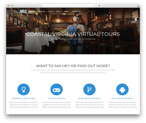 WordPress theme Ottavio Wordpress Theme - cova360.com