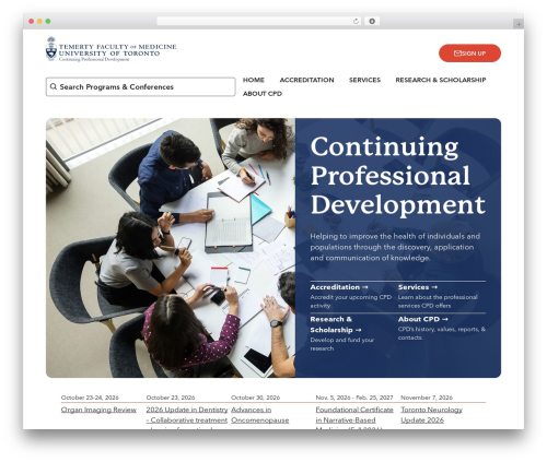 WordPress website theme cpdmain2016 - cpd.utoronto.ca