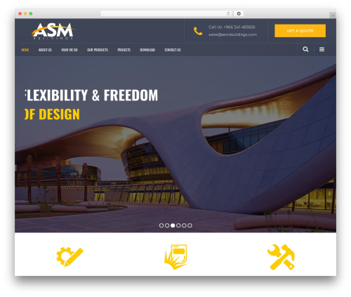 Zidex theme WordPress - asmbuildings.com