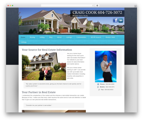Social Profiles Widget (social-profiles-widget) free WordPress plugin - craigcook.ca