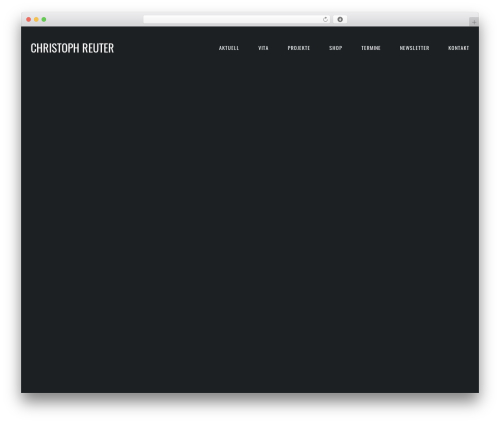 Best WordPress theme JamSession - christophreuter.de