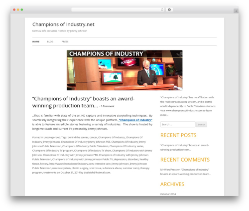 Best WordPress theme Tiny Forge - championsofindustrypbs.net