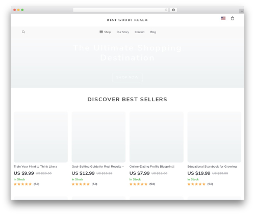Botticelli WordPress store theme - bestgoodsrealm.shop