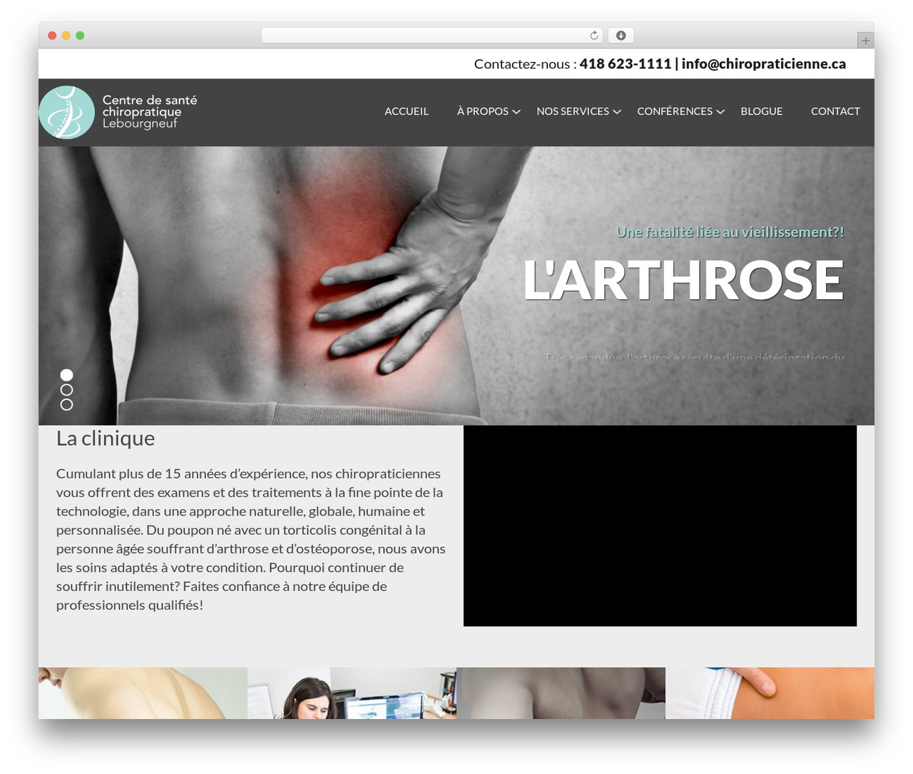 Chiro WordPress theme - chiropraticienne.ca Chiro WordPress theme - chiropraticienne.ca
