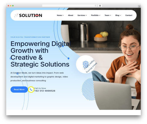 Ekobyte WordPress theme - solutionmodes.com