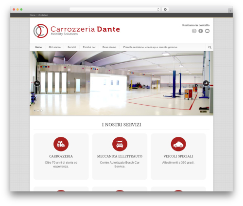 Modernize best WordPress theme - carrozzeriadante.it