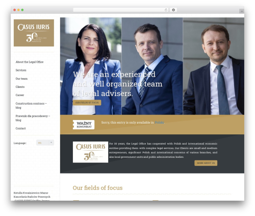OkiTheme - Cesus theme WordPress - casus.wroc.pl