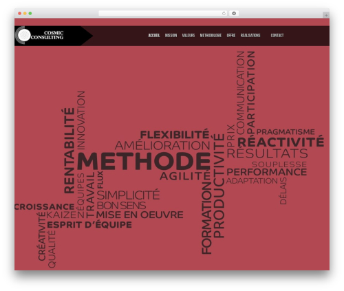 Shuttershot WordPress theme - cosmic-consulting.fr
