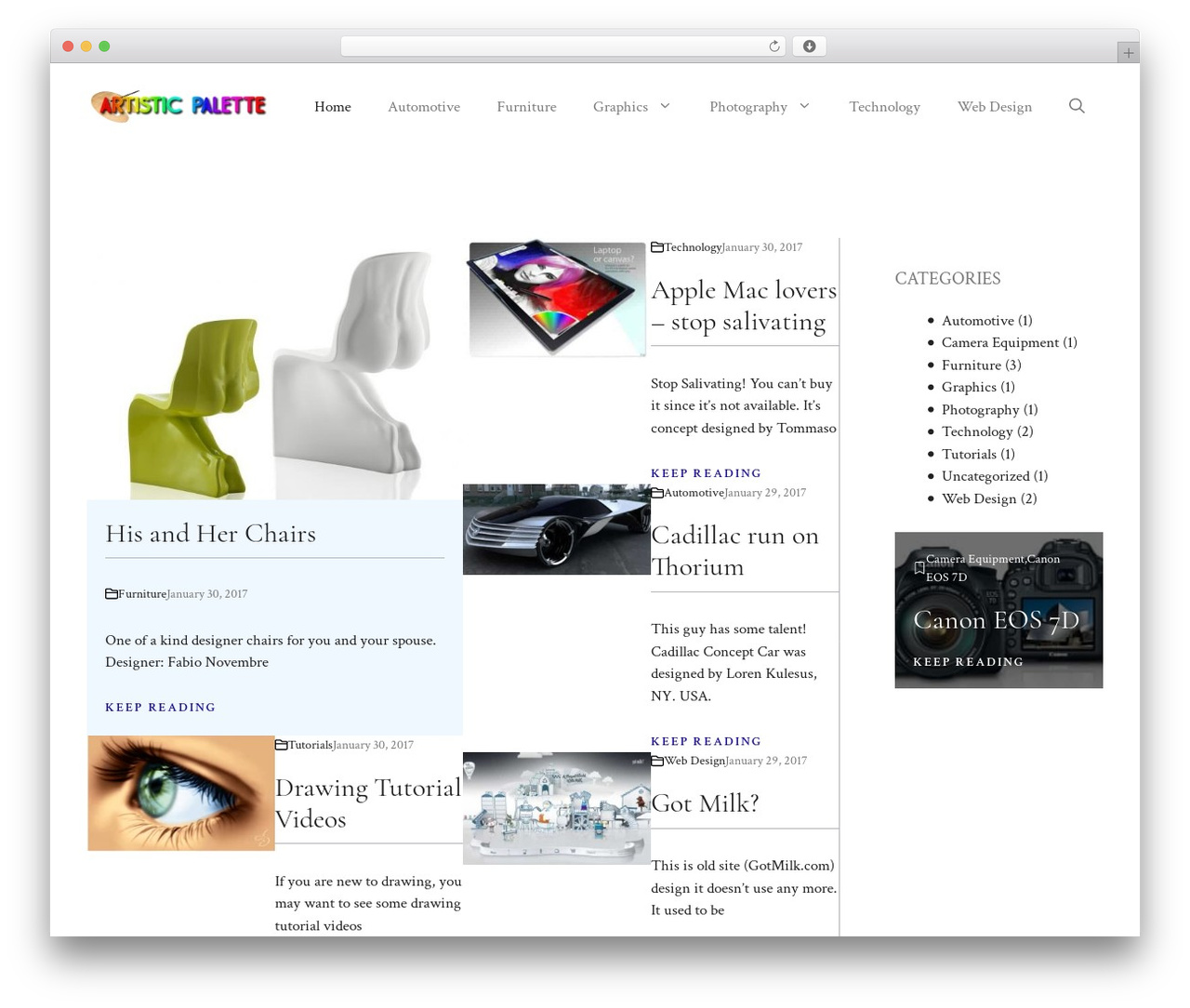 Theme WordPress GeneratePress - artisticpalette.com Theme WordPress GeneratePress - artisticpalette.com