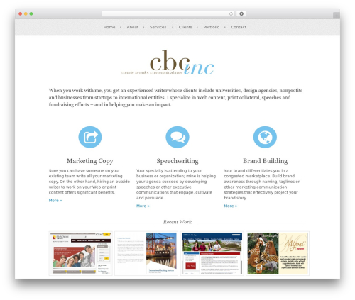 Theme WordPress Roxy Bird - cbrookscommunications.com