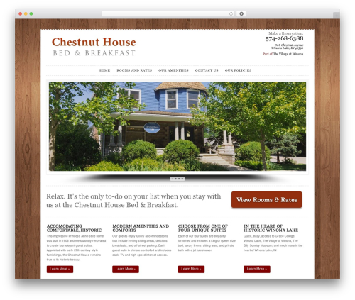 Themeology WordPress theme - chestnutbb.com