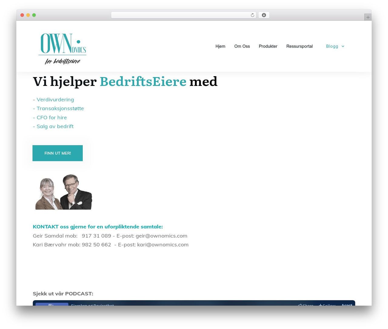 Thrive Theme Builder WP theme - ownomics.com