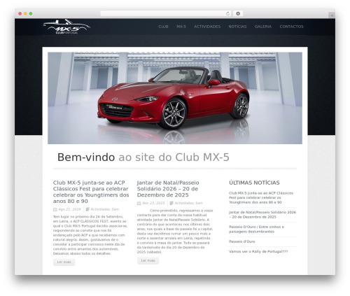 TouchSense WordPress theme - clubmx-5.com.pt