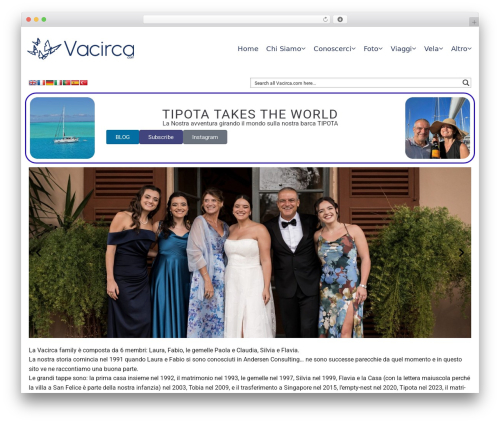 WebionLite WordPress theme - vacirca.com