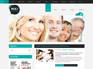 WordPress theme maximumforce by TemplateAccess.com