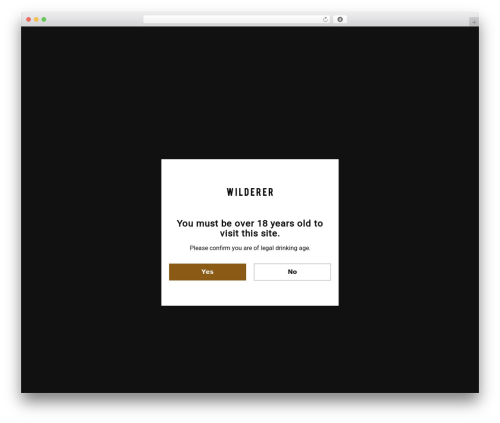 Elfsight age verification cc WordPress plugin - wilderer.co.za