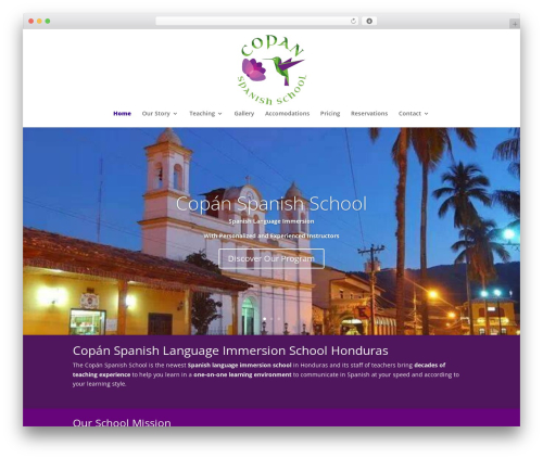 WordPress theme BeResponsive Child Theme - copanspanishschool.com
