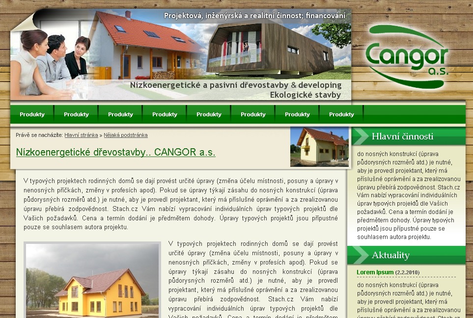 WordPress theme cangor_template by bdesigner.cz