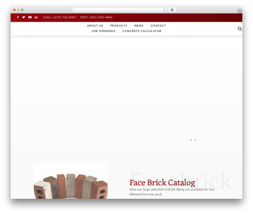 WordPress theme Cava Building - cavabuilding.com