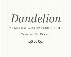 WordPress theme Dandelion Responsive WordPress theme Dandelion Responsive